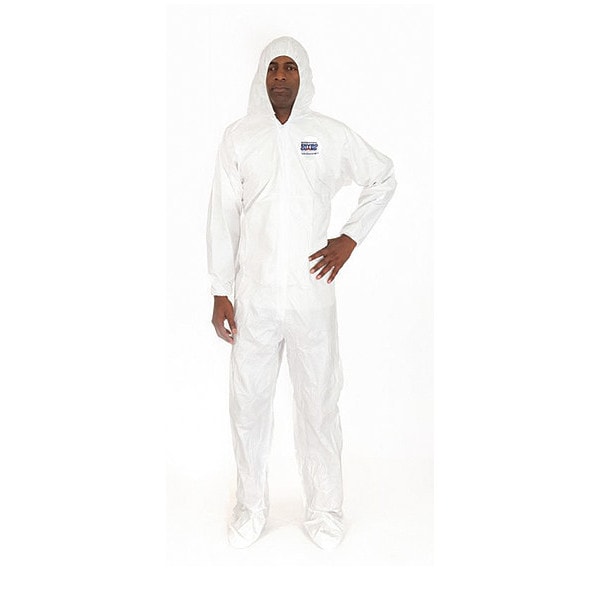International Enviroguard Disposable Coverall, 5XL, Zipper, 25 PK - 8119