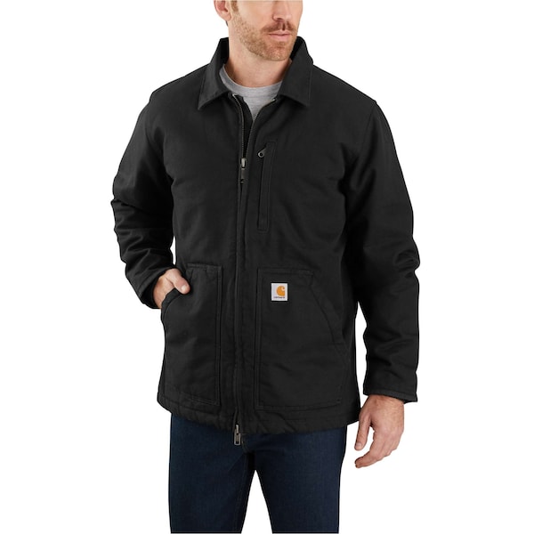 Carhartt OC4293 M LseFit WshDck Shrp Lnd Coat - 104293-BLK