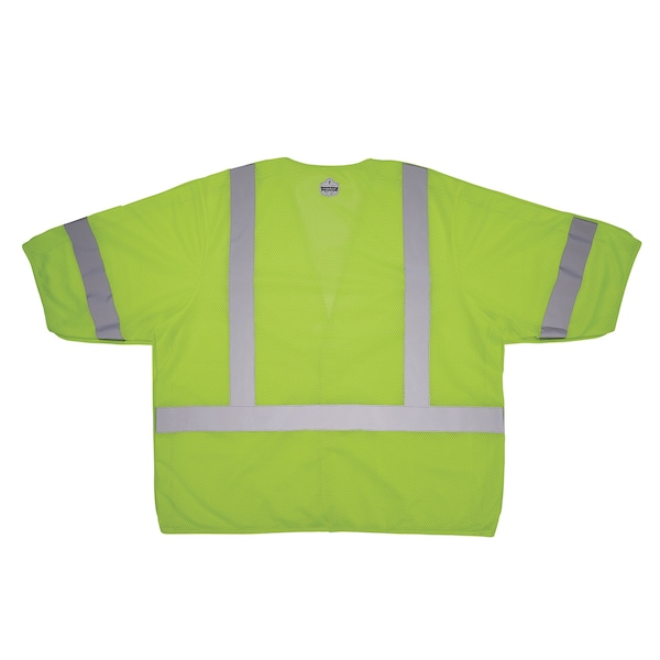 Ergodyne Hi Vis Breakaway Safety Vest, Lime, 2XL/3XL - 8315BA