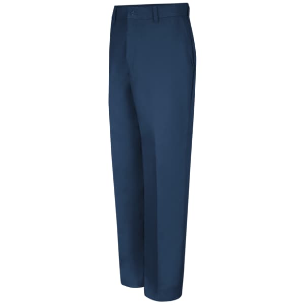Red Kap Men's Mens Worknmotion Pant, 46 in, Navy, Cotton/Polyester - PZ20NV 46 30