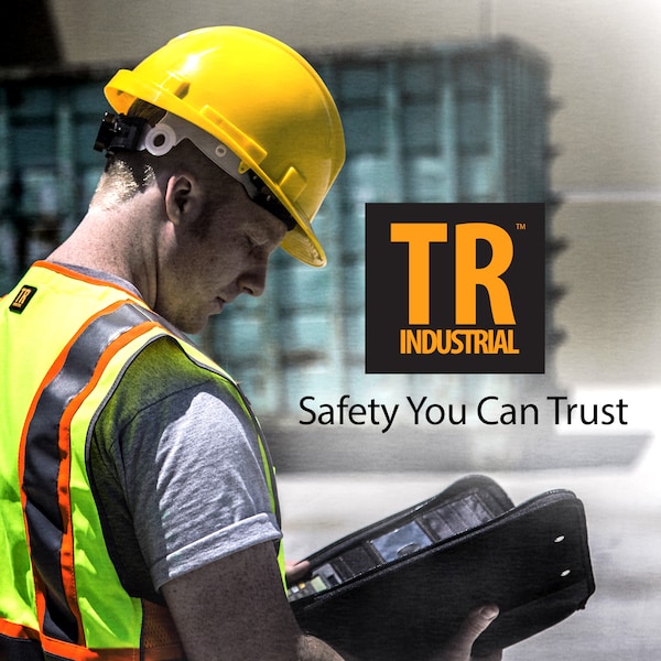 Tr Industrial Class 2 Safety Vest with Pockets and Zipper Closure, 3M Strips, XXXL - TR88055-3M-XXXL
