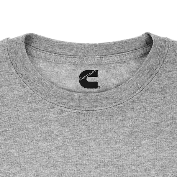 Cummins Long Sleeve Tee Mens Htr Gry Lg - CMN4784