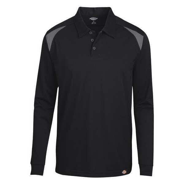 Dickies Men's Long Sleeve Shirt, Polyester, Pullover Closure, XL - LL66BK TL XL