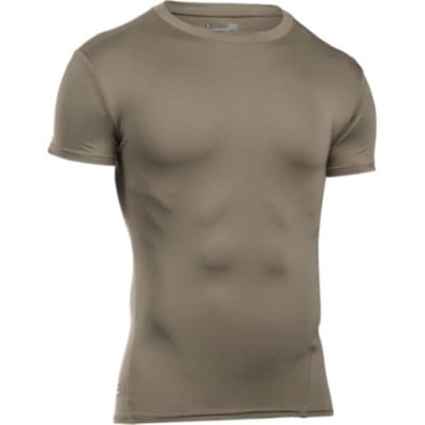 Inner Armour Under Armour 1216007499XL Tactical Compression Heatgear Tee; Federal Tan - Extra Large - 1216007499XL
