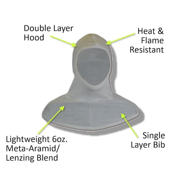 Magid FR White MetaAramidLenzing Blend Balaclava - HDKNFR6