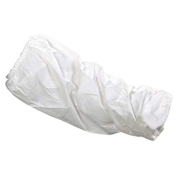 Alpha Pro Tech ComforTech(R) Chemical Resistant Sleeves, 21 1/2 in Length, 9.4 mil Thick, Welded Seam, White - MS-01J06-4
