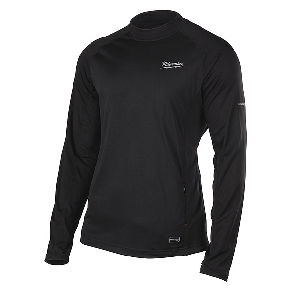 Milwaukee Tool USB RECHARGEABLE HEATED WORKSKIN MIDWEIGHT BASE LAYER - BLACK 3X - 405B-213X