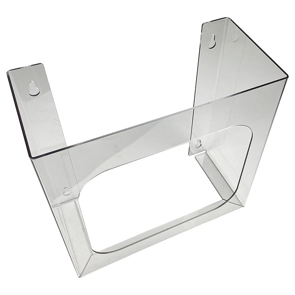 Condor Bouffant/Shoe Cover Dispenser, PETG, Clear, 11 7/32 in - 817GZ2