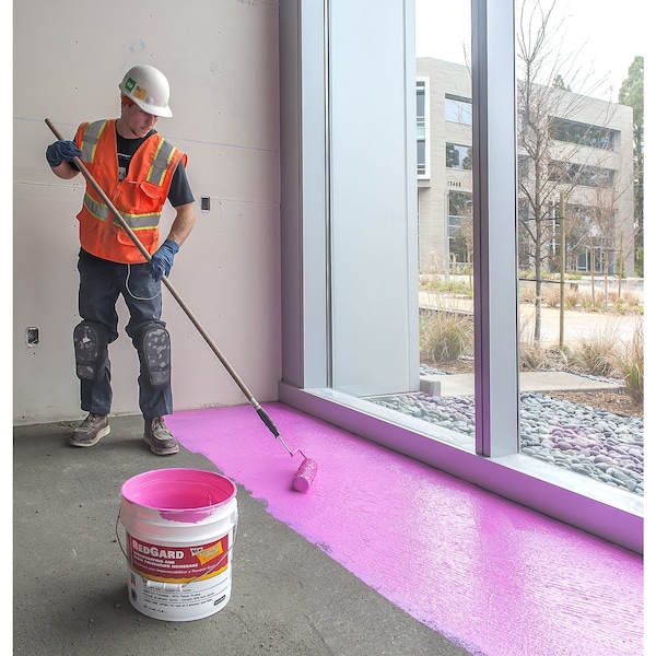 Redgard Custom Building Products RedGard Ready to Use Pink Waterproofing and Crack Prevention 1 gal - LQWAF1-2
