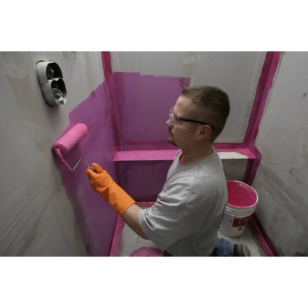 Redgard Custom Building Products RedGard Ready to Use Pink Waterproofing and Crack Prevention 1 gal - LQWAF1-2
