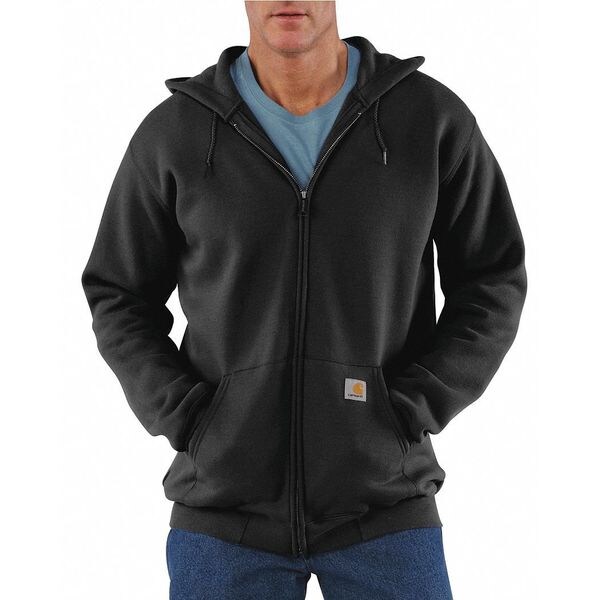 Carhartt HOODED ZIP SWEATSHIRT BLOCK REGULAR 4XL - K122-BLK 4XL REG