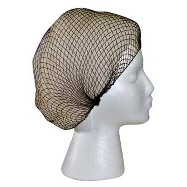 Cellucap Hairnet, Nylon, 25 in Dia., Dark Brown, L, 144 PK - HN925DBGRA