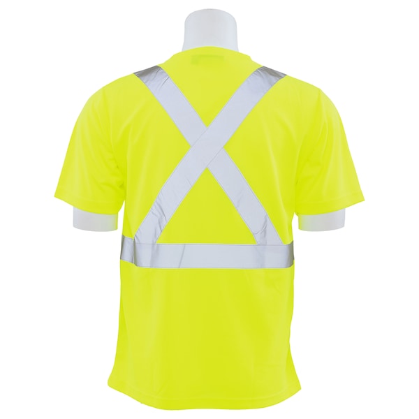 Deltaplus T-Shirt, Class2, X Back, Hi-Viz, Lime, XL - 62183