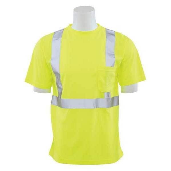 Deltaplus T-Shirt, Class2, X Back, Hi-Viz, Lime, XL - 62183