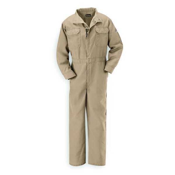 Bulwark Coverall, 4.4 cal/sq cm ATPV, XL, 32 in Inseam, Nomex(R) IIIA, Zipper - CNB2TN LN 46