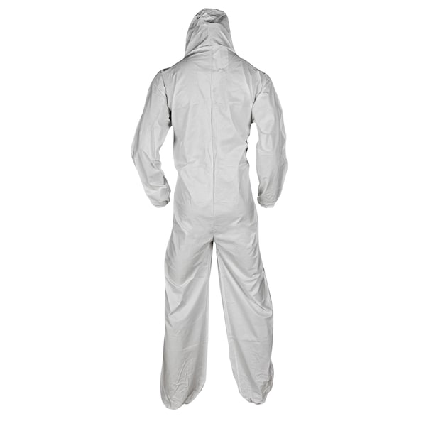 Kleenguard Disposable Coverall, Hooded, L, KleenGuard(TM) A35, Zipper, Elastic Cuff, Elastic Ankle, 25 PK - 38939
