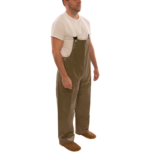 Tingley Flame-Resistant Rain Bib Overall, 2XL, 32 in Inseam, Neoprene, Snap - O12008