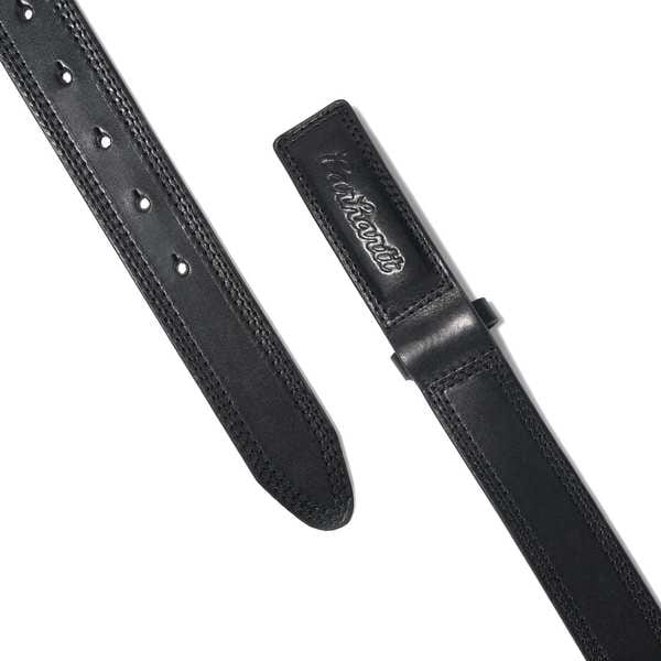 Carhartt Carhartt Scratchless Belt, Black, Full Grain Bridle Leather, 38 in Length, 1 5/16 in Width - A000550500109