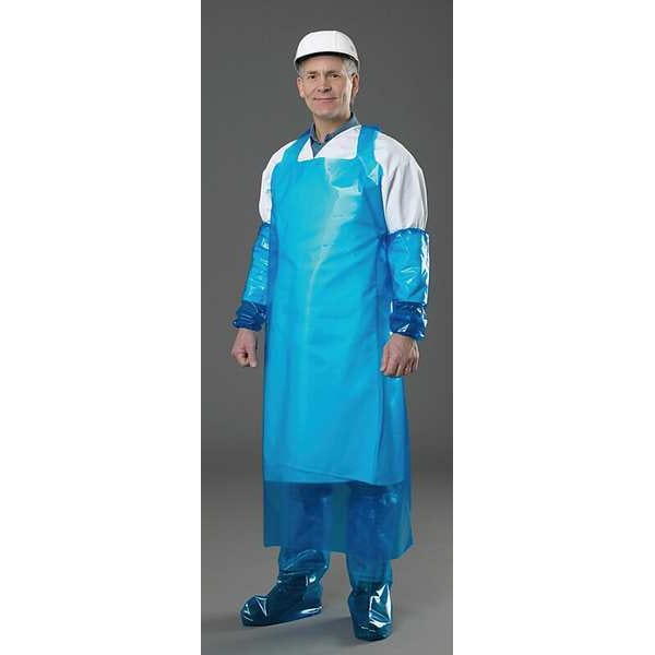 Polyco Die Cut Apron, 55 in. L, White, PK12 - 48502