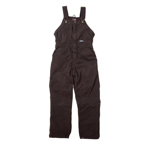 Berne Womens Bib, Ladies, Washed, Insulated, Large, Reg, Black, Size L - WB515