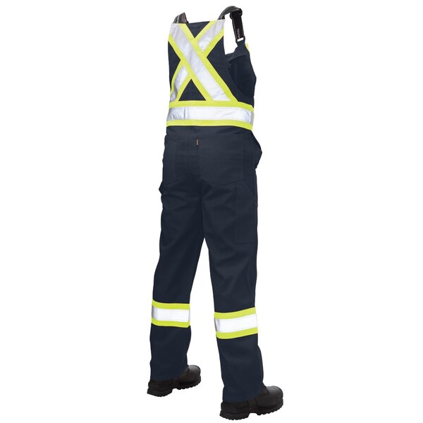 Tough Duck Unlined Safety Overall, S76911-DKNVY-L - S76911