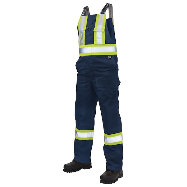 Tough Duck Unlined Safety Overall, S76911-DKNVY-L - S76911