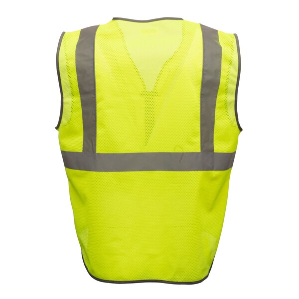 212 Performance Hi-Vis Safety Vest 4XL Class 2 U Back, , Zipper ID Window - VSTPERF-8814
