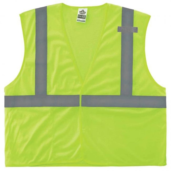 Ergodyne Lime XS Type R Class 2 Economy Mesh Vest - 8210HL