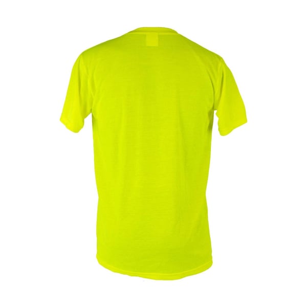 Malta Dynamics HIGH VISIBILITY YELLOW SAFETY SHORT SLEEVE SHIRT - XL - SHS0014