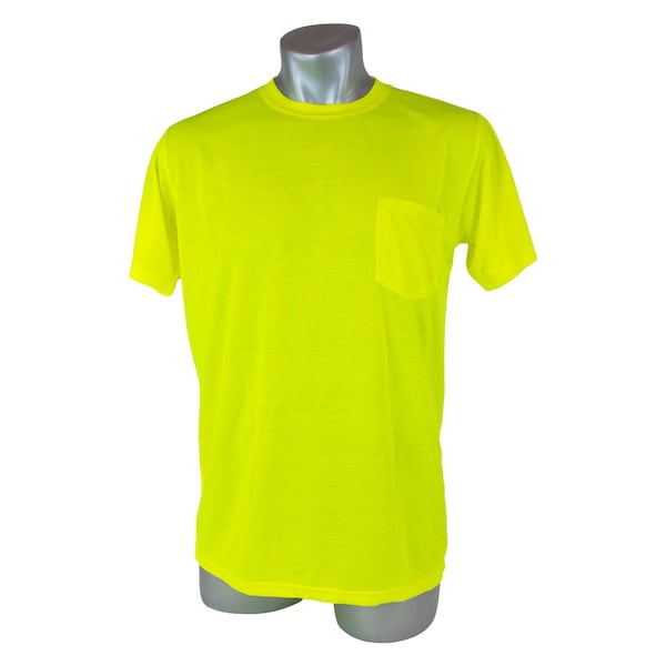Malta Dynamics HIGH VISIBILITY YELLOW SAFETY SHORT SLEEVE SHIRT - XL - SHS0014