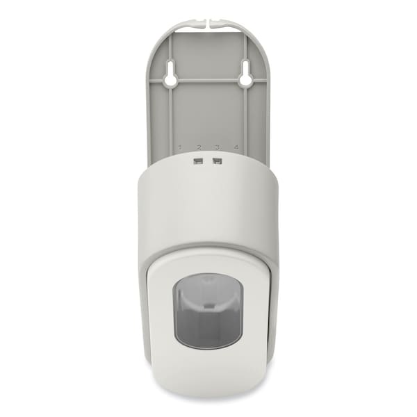 Dial Professional Versa Dispenser for Pouch Refills, 15 oz, 3.75 x 3.38 x 8.75, Light Gray/White, 6PK - 1700034055