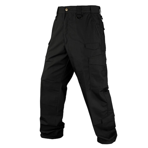 Condor Outdoor Products Men's Tactical Pants, 36, Black, 63% Polyester, 34% Cotton, 3% Spandex - 608-002-36-32
