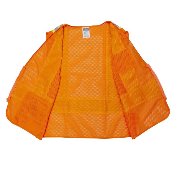 Radians Hi-Vis Econ TpR/Cl2 Glow Vest /2Tn Trm-Org-S - SV22GL-2ZOM-S