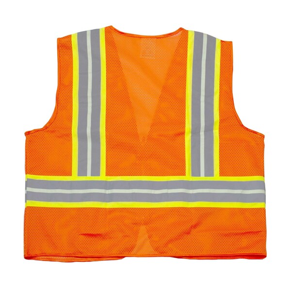 Radians Hi-Vis Econ TpR/Cl2 Glow Vest /2Tn Trm-Org-S - SV22GL-2ZOM-S