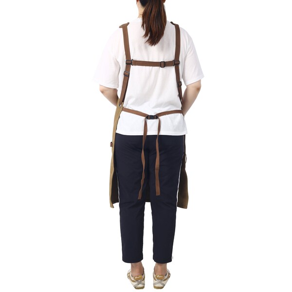 Edendirect Heavy Duty not waxed Canvas Tool Apron, Adjustable Tool Apron, 16 Oz , Fully Adjustable - IR-W465P181588