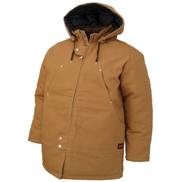 Tough Duck Abraham Hydro Parka, WJ182-BROWN-5XL - WJ182