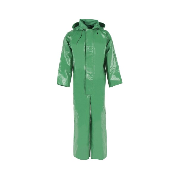 Neese Outerwear Chem Shield 96 Series Cvrall w/Hd-Grn-5X - 96001-50-2-GRN-5X