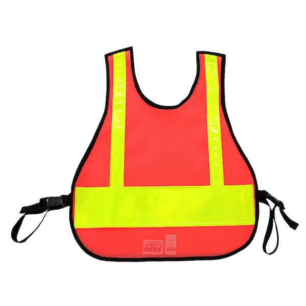 R&B Fabrications Traffic Safety Vest, Safety, Orange - 003OR-PLN