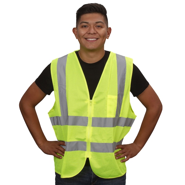 Cordova Type R, Class 2 Safety Vest, Lime, 6XL - VZ241P6XL
