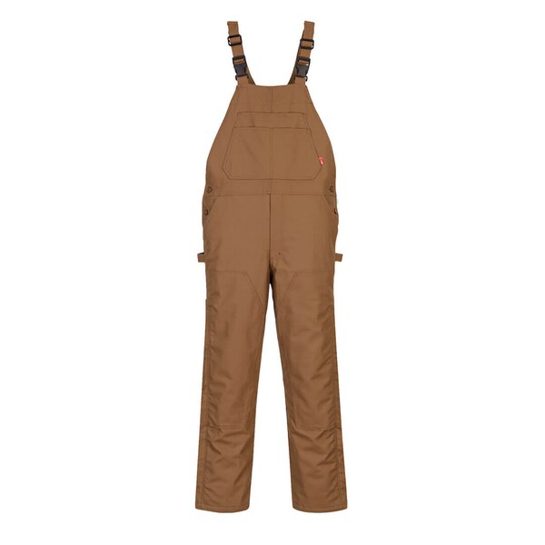 Portwest FR Duck Lined Overall, XXXL, 45 cal/cm2 ATPV, 3XL, Bizflame Duck Shell, 90% Modacrylic 10% Aramid - UFR49