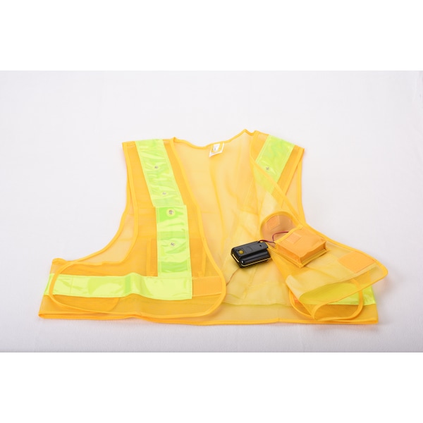 Maxsa Innovations Reflective Safety Vest with 16 LED Lights Medium - 20029