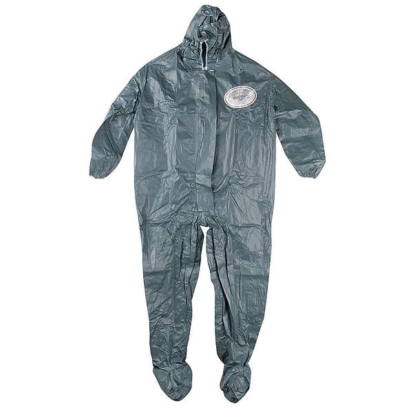 International Enviroguard Disposable Coverall, Hooded, 2XL, Pyroguard(R) CRFR, Zipper, Elastic Cuff, Attached Boots Ankle - 9119T-2XL