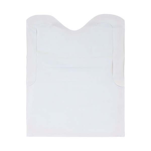 Neatgards Neatgards Low Density Poly Embossed 15.5"x20" Adult White Bib, PK500 - 303578501