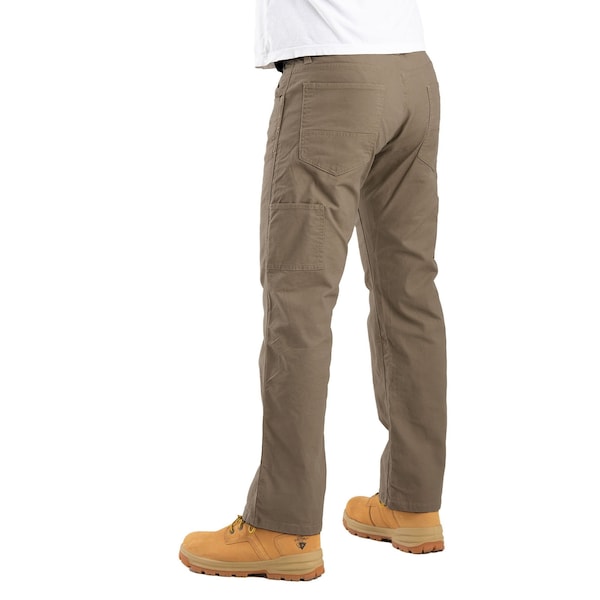 Berne Pants, 32 in., Timber Khaki, 98% cotton 2% spandex duck - P921