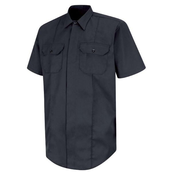 Horace Small Hs1430 M Ss Dark Nvy Poly/Ctn Shirt - HS1430 SS L