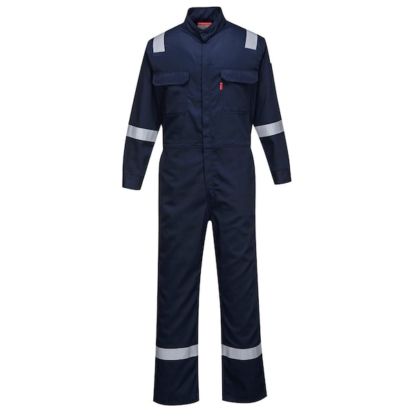 Portwest Bizflame 88/12 Iona Coverall, XXXL, 8.2 cal/cm2 ATPV, 3XL, Bizflame 88/12 Fabric, Zipper - FR94
