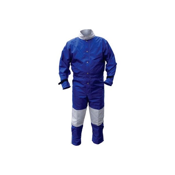 S And H Industries ALC 41421 Nylon Blast Suit Blue Medium, Nylon/Cotton - 41421