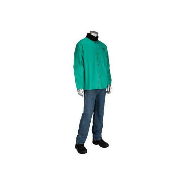 Pip Ironcat 9oz 30in Sateen Cotton Jacket, Green, S - 7050/S