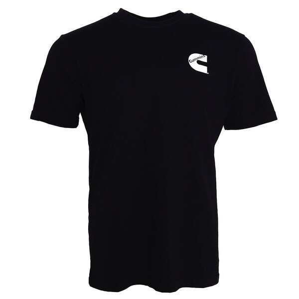 Cummins Unisex T-Shirt Short Sleeve Black Cotton Tagless Tee L-4XL - CMN4765