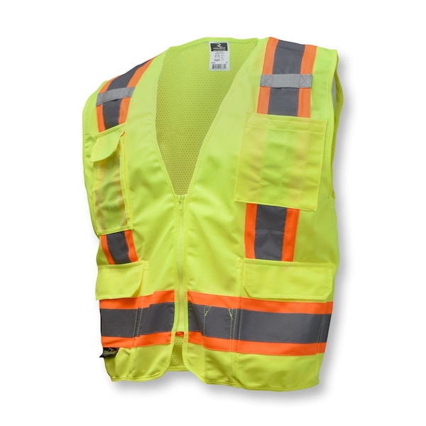 Radians Radians SV6 Two Tone Surveyor Type R Class 2 Solid/Mesh Safety Vest - SV6GS